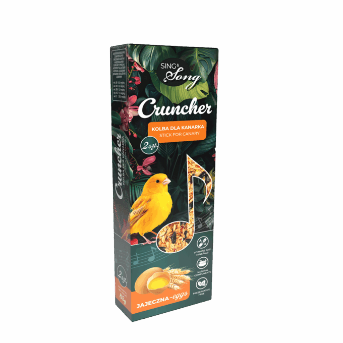 SING & SONG crunchers for canaries 85g egg Stand 10 pack - Image 2