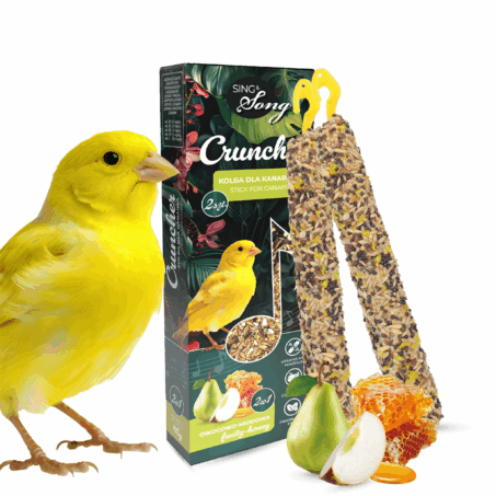 SING & SONG cruncher for canaries 85g 2in1 fruit-honey Stand 10 pack