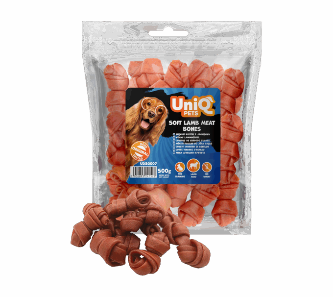UNIQ PETS dog snacks 500g soft lamb meat bones - Image 2