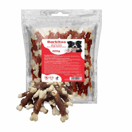 BAR0006 Duck wraps calcium bones 500 gr