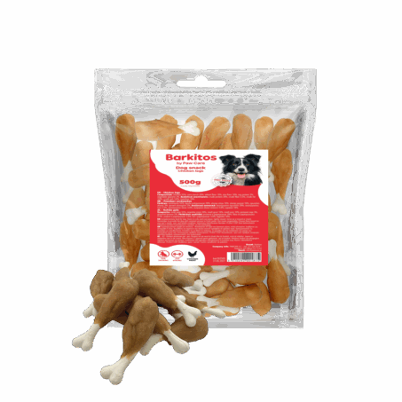 BAR0010 - Barkitos dog snacks 500g chicken legs