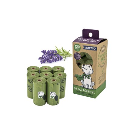 LAVENDER-SCENTED HYGIENIC BAGS 120 BAGS