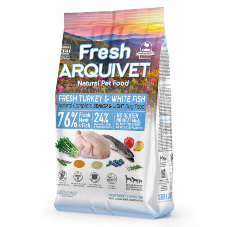 Arquivet Fresh Senior Light Turkey & White Fish